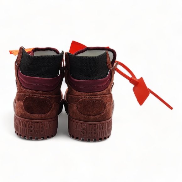 Off-white 3.0 hitop Sneakers burgundy. - Picture 6 of 9